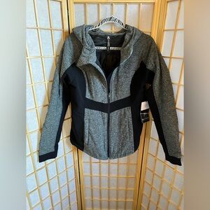 NWT Women's Athletic Gray and Black Jacket